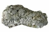 Calcite Crystals with Dolomite on Pyrite - Missouri #260490-1